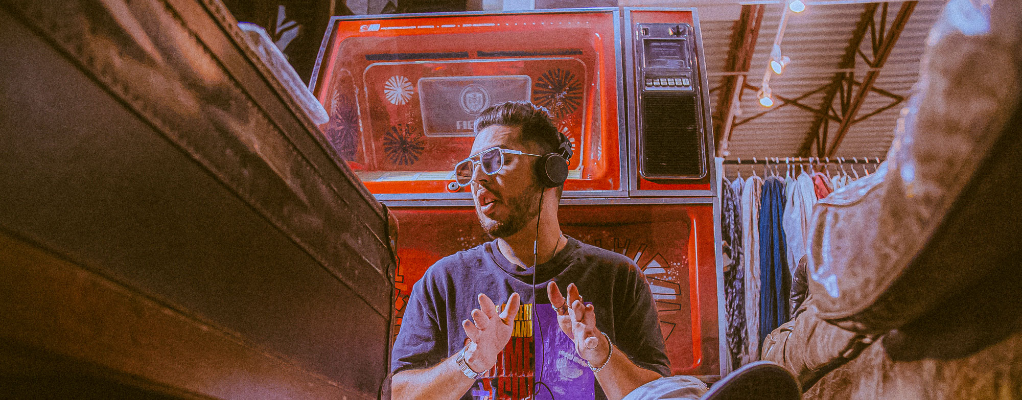 Music Producer Alex J at Lulu Laboratorium in the Wynwood Arts District (Miami, FL)